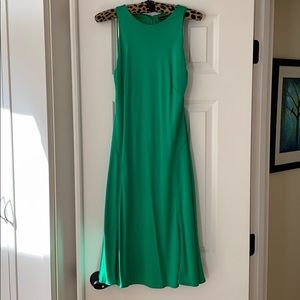 EUC rich emerald Ralph Lauren black label dress.